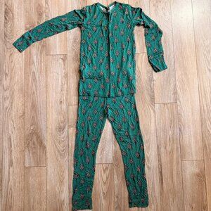 Christmas Leopard Tree PJs